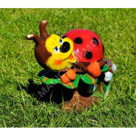 Садовая восковая фигурка Cera Божья коровка